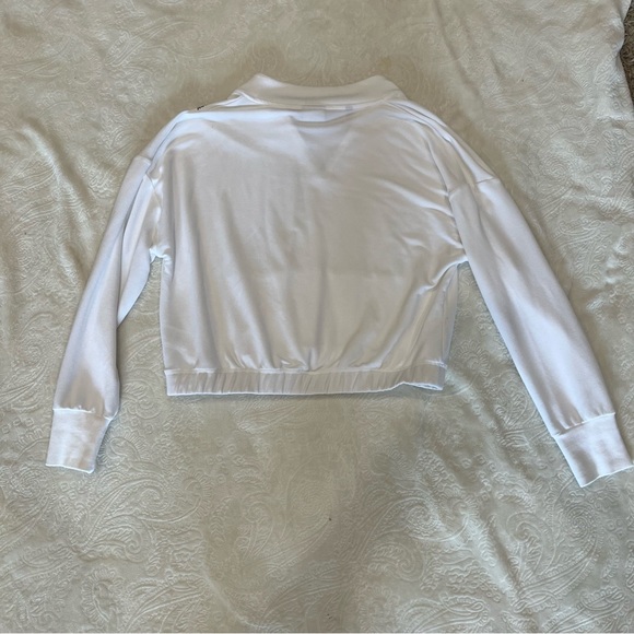 Pippa long sleeve training pullover in white worn once size xl - Picture 5 of 5